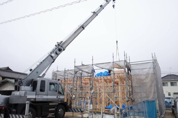 岡山の注文住宅｜総社　上棟　イチマルホーム
