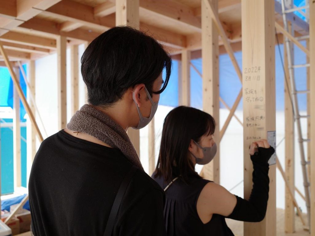 岡山の注文住宅｜イチマルホーム　上棟