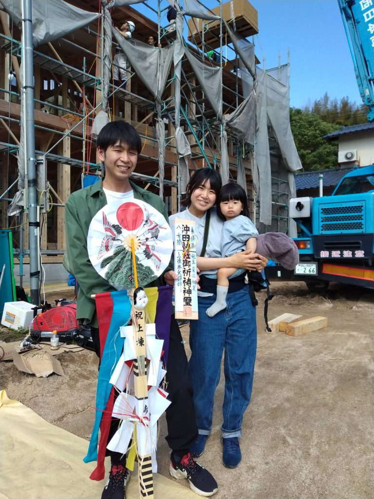 岡山の注文住宅｜上棟　赤磐市　イチマルホーム