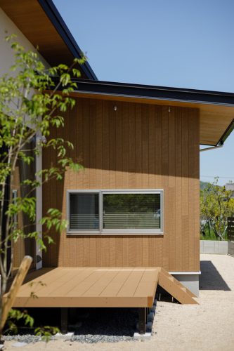 岡山の注文住宅｜施工事例　ウッドデッキ　イチマルホーム