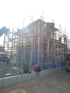 岡山の注文住宅｜上棟　イチマルホーム