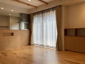 岡山の注文住宅｜お引渡し　LDK　イチマルホーム