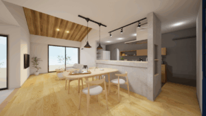 岡山の注文住宅｜平屋　イチマルホーム