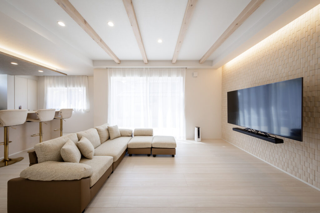 ホテルライクなLDK　施工事例｜岡山の注文住宅　イチマルホーム