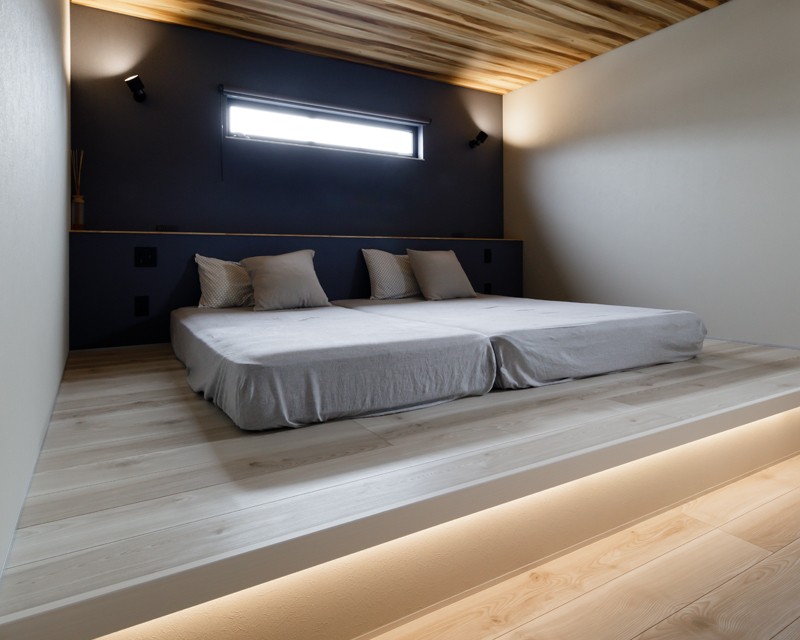 ホテルライクな寝室 施工事例|岡山の注文住宅 イチマルホーム