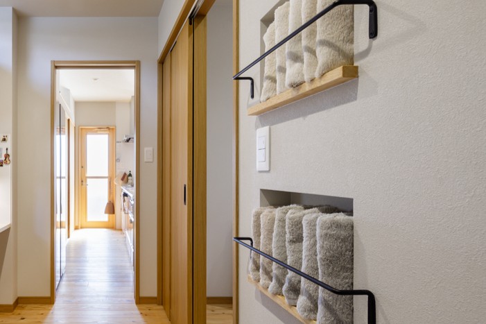 タオルニッチ|施工事例 イチマルホーム