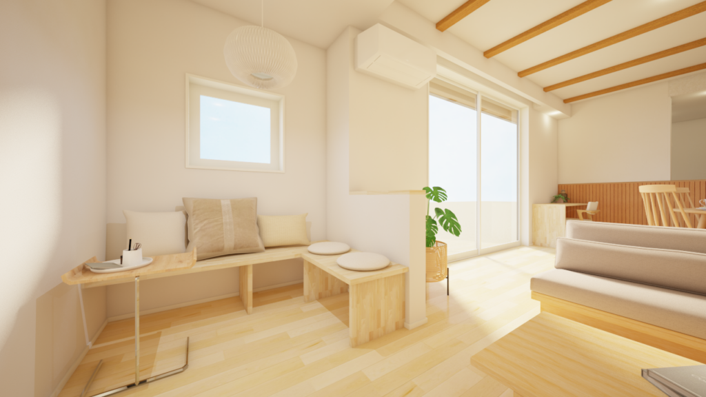 ちょうどいい暮らしを叶えた平屋　岡山市東区瀬戸町下　ヌック｜完成見学会　イチマルホーム