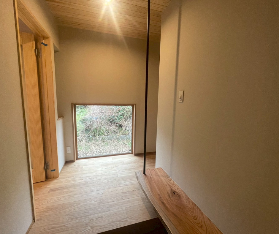 建築家と描いた境界のない平屋　玄関｜施工事例　岡山　イチマルホーム