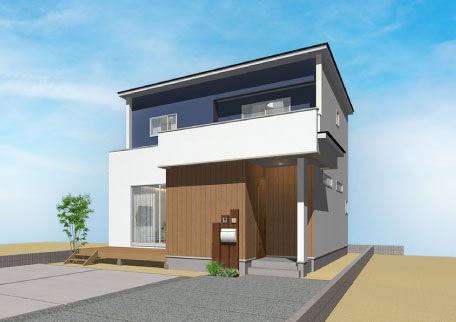 岡山市白石完成見学会外観2