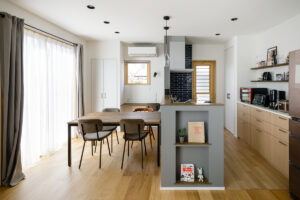 キッチンカウンターニッチ｜施工事例　イチマルホーム